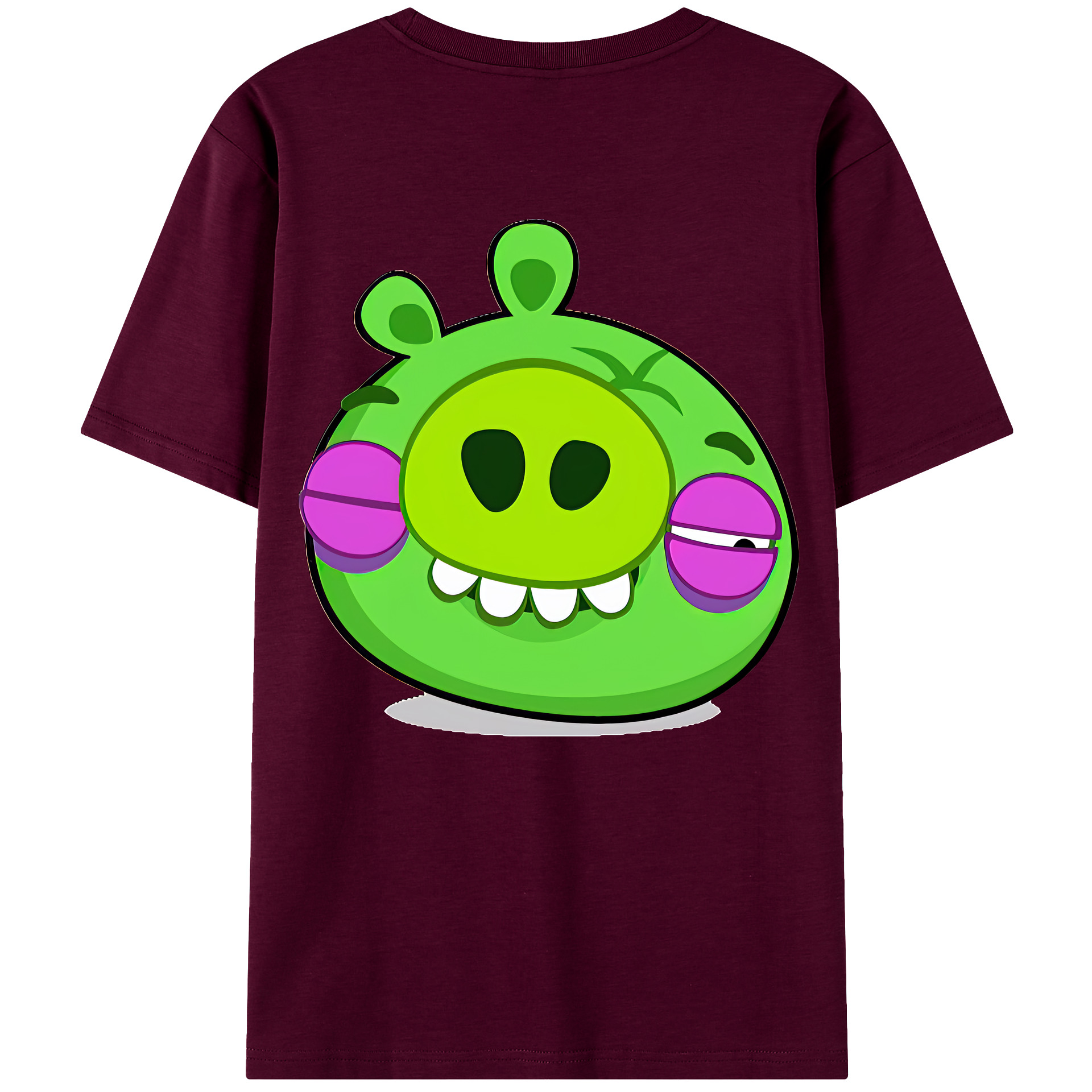 （画像用） Angry Birds アングリーバード レディース半袖Tシャツ(バックプリント)